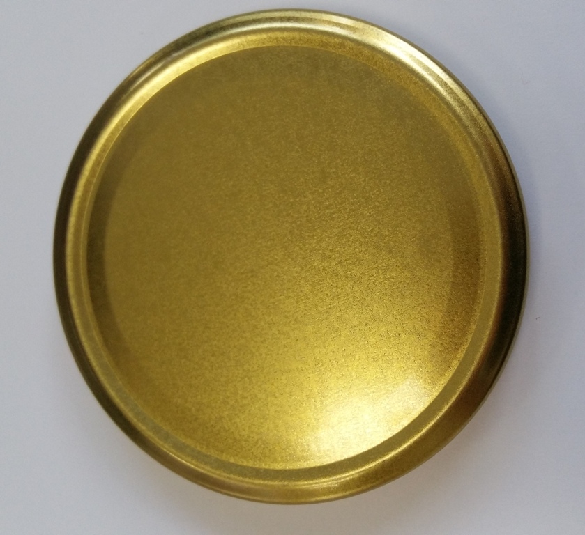 Крышка винтовая ТВИСТ-ОФФ моно-цвет 1шт.d 100 золотая/10/260