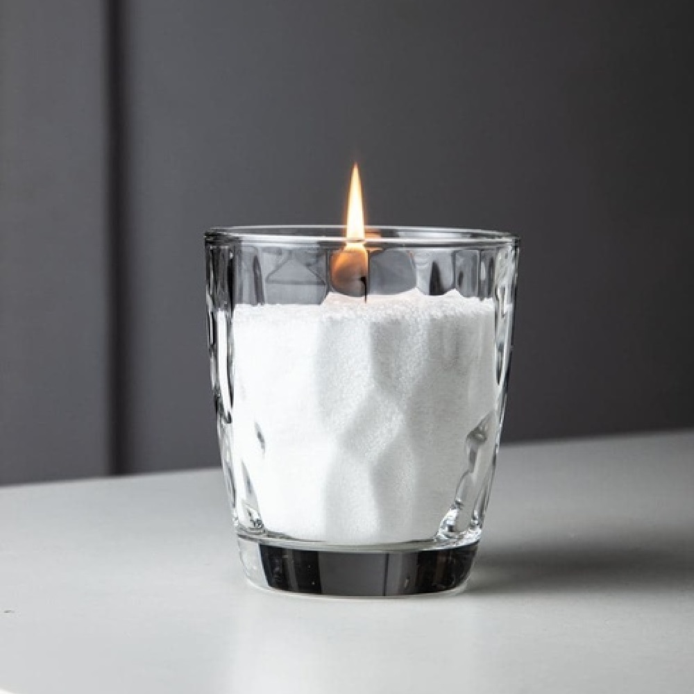 Свеча готовая насыпная "Мороз"