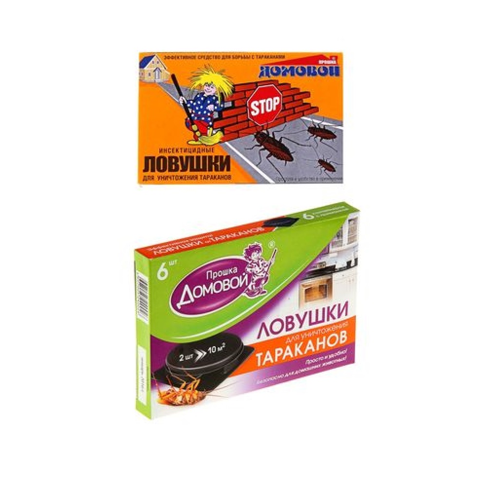 Ловушка ДОМОВОЙ от тарак 6шт/20