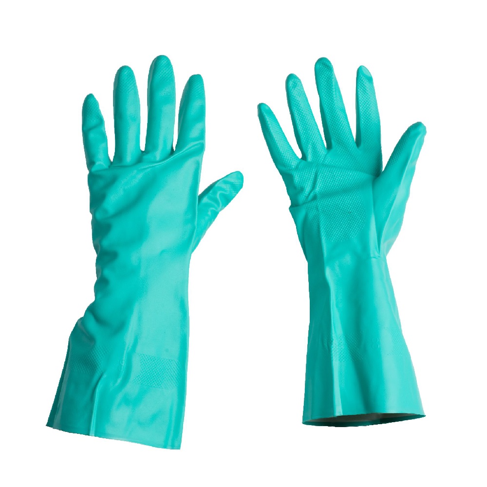 Перчатки хозяйственные LISTOK нитриловые с хлопковым напылением внутри M /