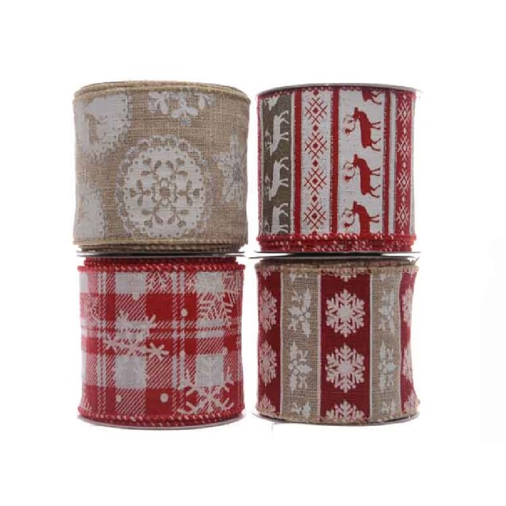 Лента декоративная "Новый год" 1шт 12/36