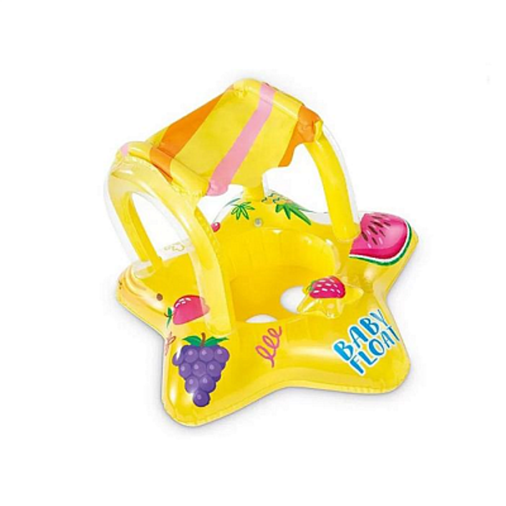 Ходунки надувные с тентом Intex Фрукты 81х79см /12