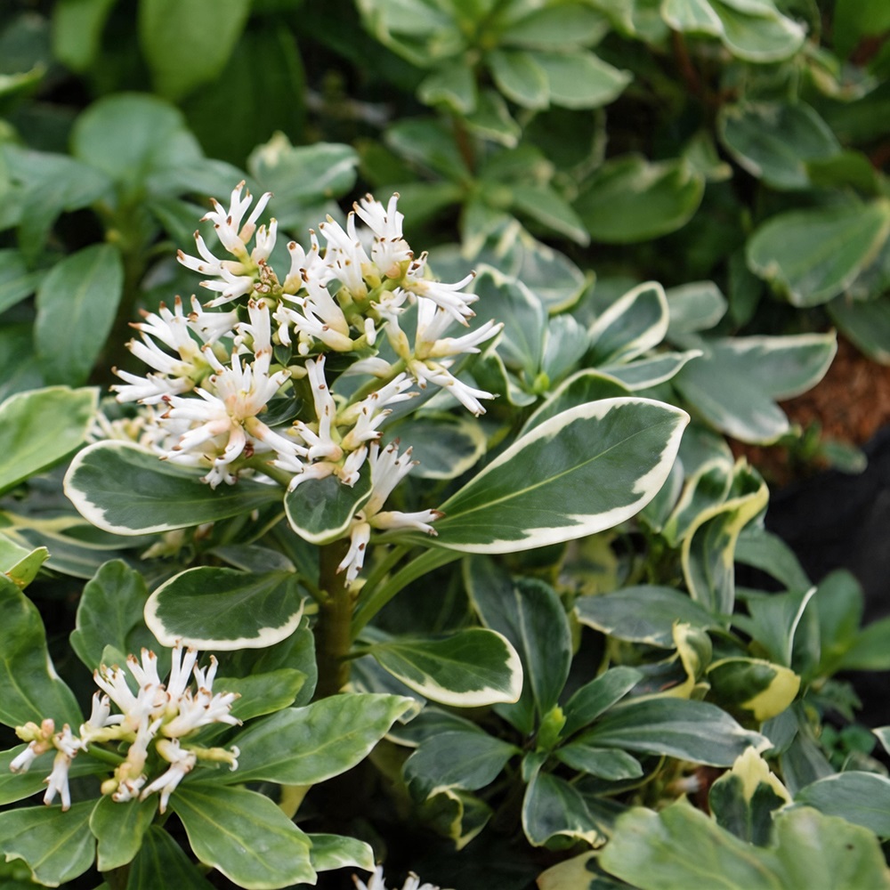 Пахизандра верхушечная Вариаегата С1.5 1шт/Pachysandra terminalis Variegata