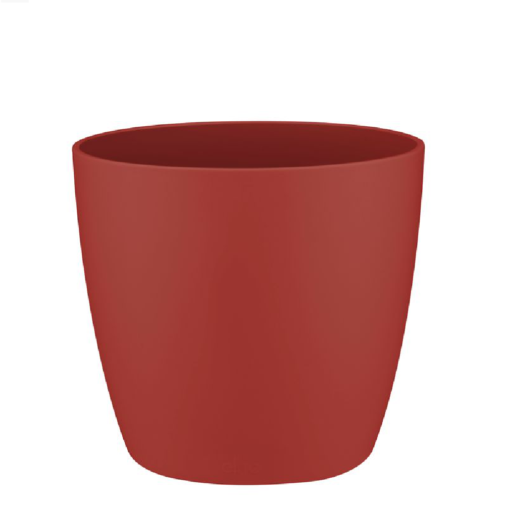 Кашпо пластиковое БРЮССЕЛЬ круглое h=14.6см d=16см 2.2л ДИП МАРСАЛА  /8