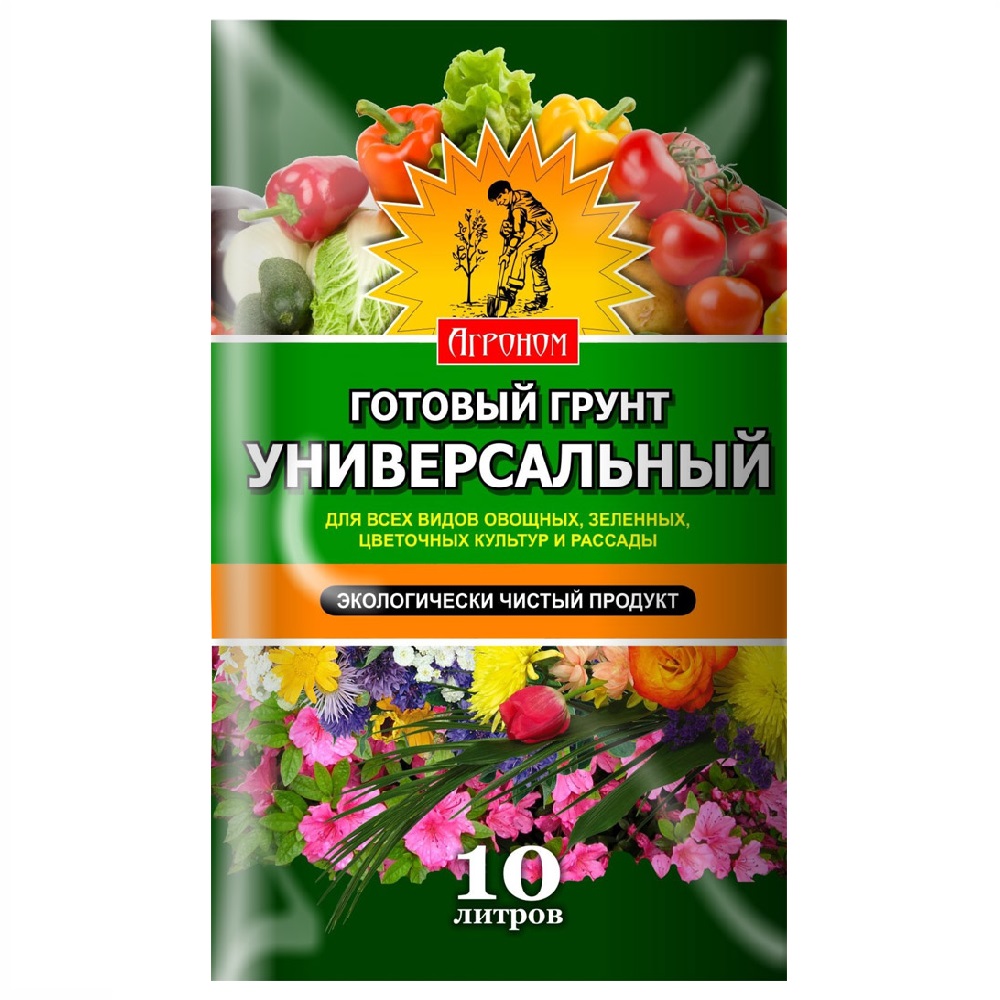 Грунт АГРОНОМ универсальный 10л  /5/240