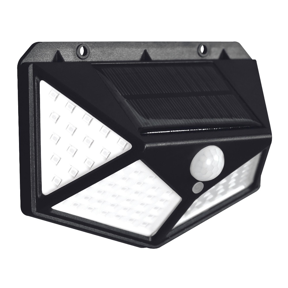 Светильник садовый на солнечной батарее с датчиком движения. Белый свет.