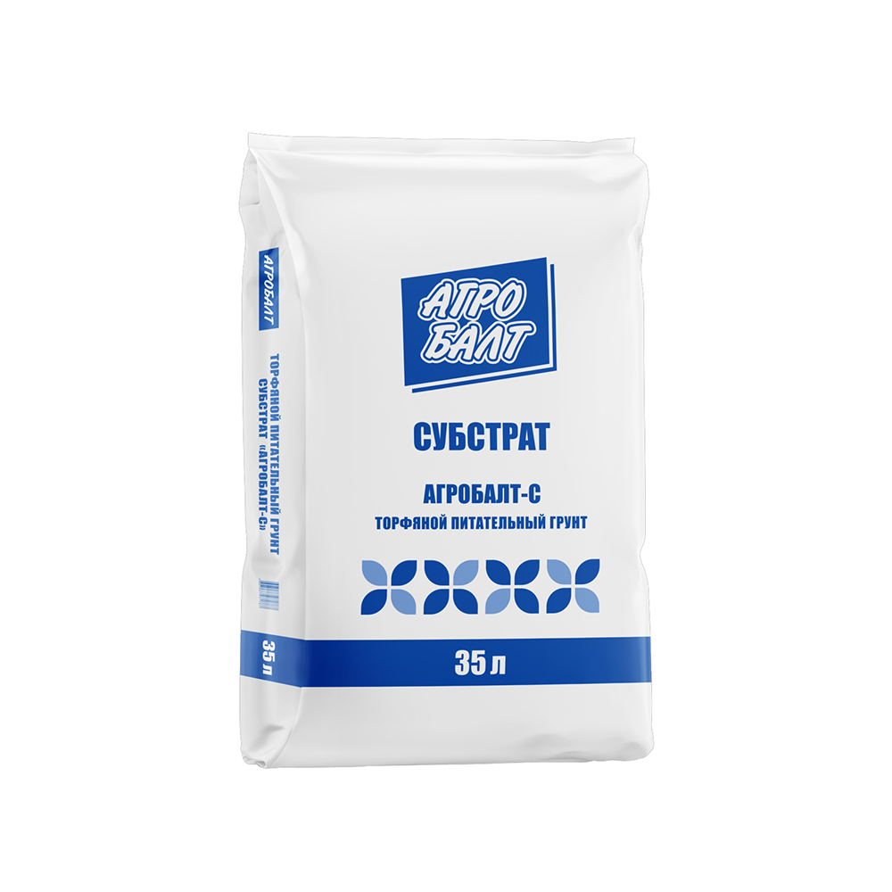 Грунт торфяной Агробалт-С 0-10мм 35л /39