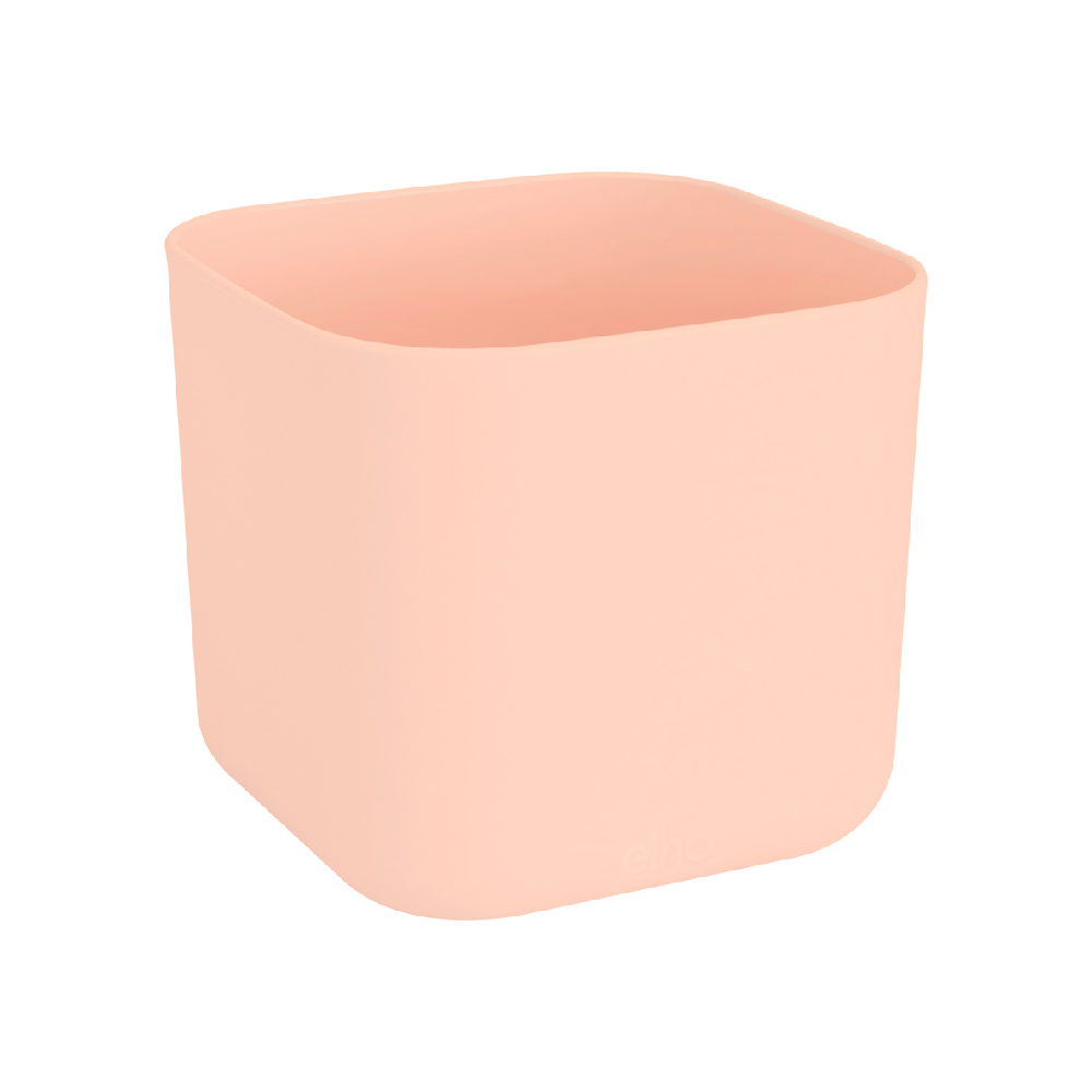 Кашпо пластиковое БИФОР СОФТ квадратное h=12.6см d=14см 1.9л НЮД  /8