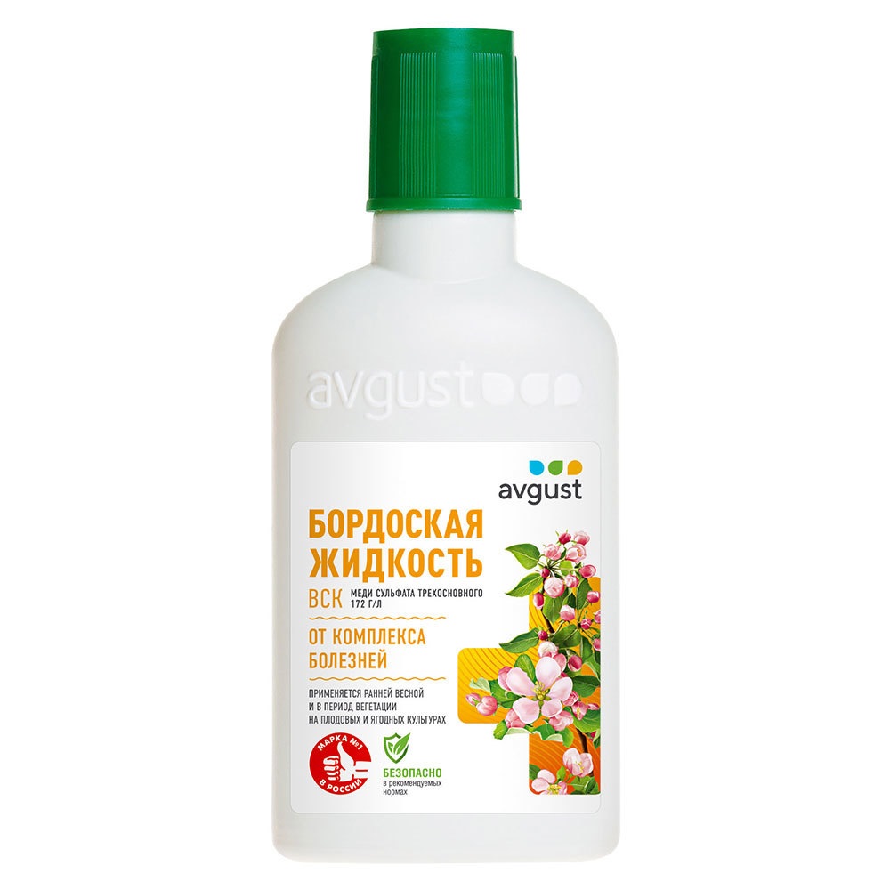 БОРДОСКАЯ ЖИДКОСТЬ АВГУСТ 100мл /50
