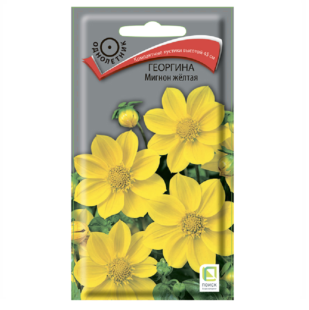 Георгина Мигнон желтая  0,2гр/10