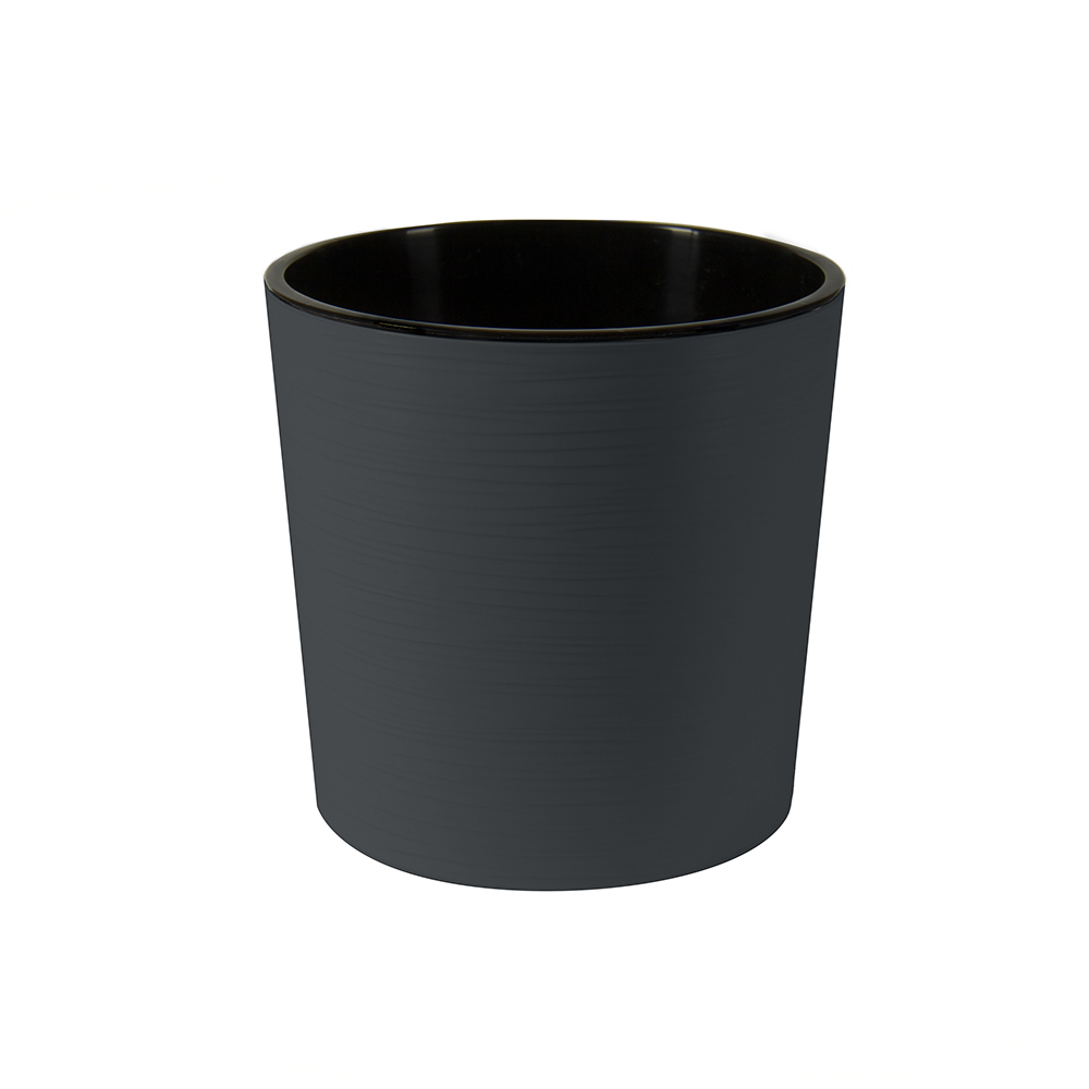 Горшок пластиковый ВЕГА 10,2л антрацит /4