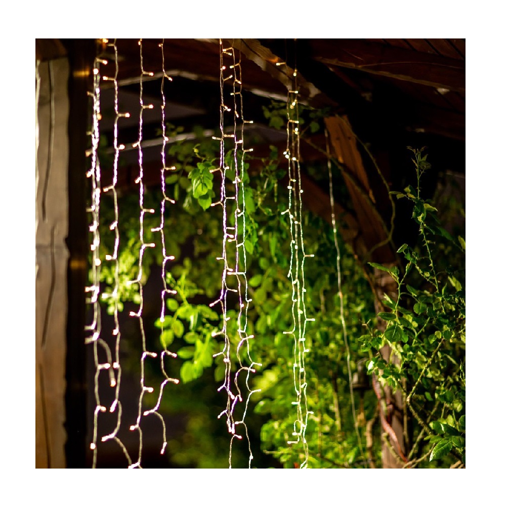 Занавес садовый на солнечной батарее 192 светодиода /1