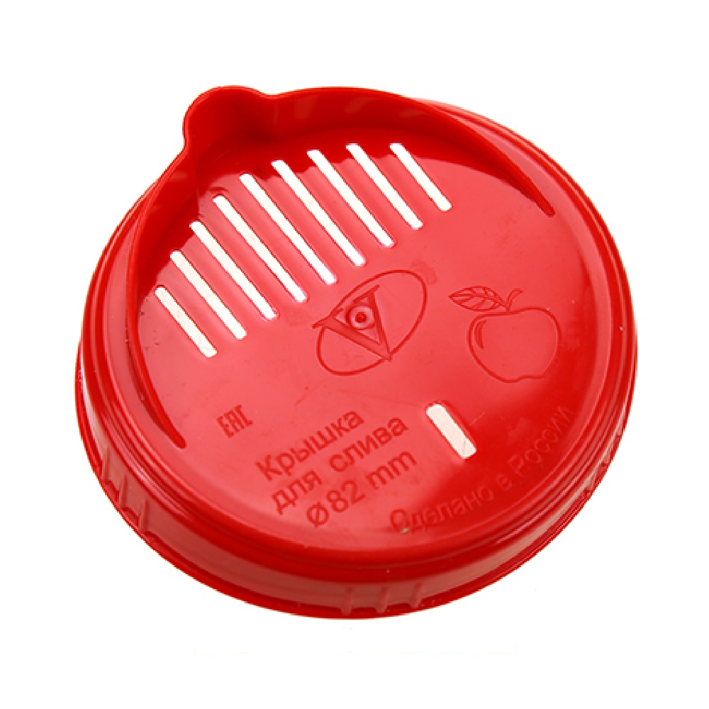 Крышка п/э ТВИСТ сливная цветная d82 ( ассорти)/200