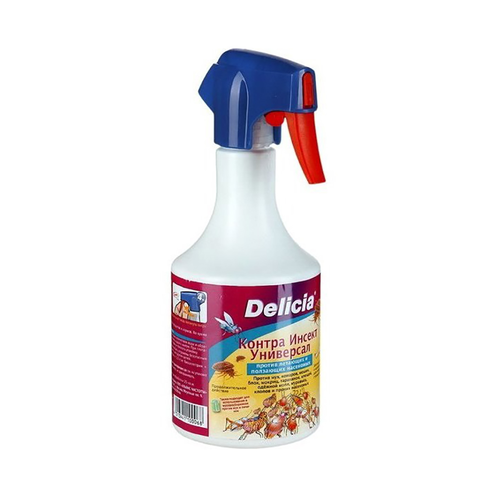 Спрей DELICIA от насекомых летающих и ползающих CONTRA INSECT 500мл/12