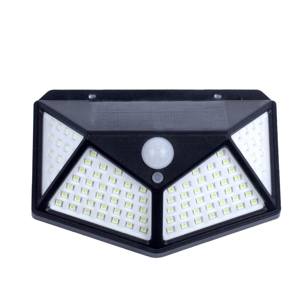 Светильник садовый на солнечной батарее с датчиком движения. Белый свет.