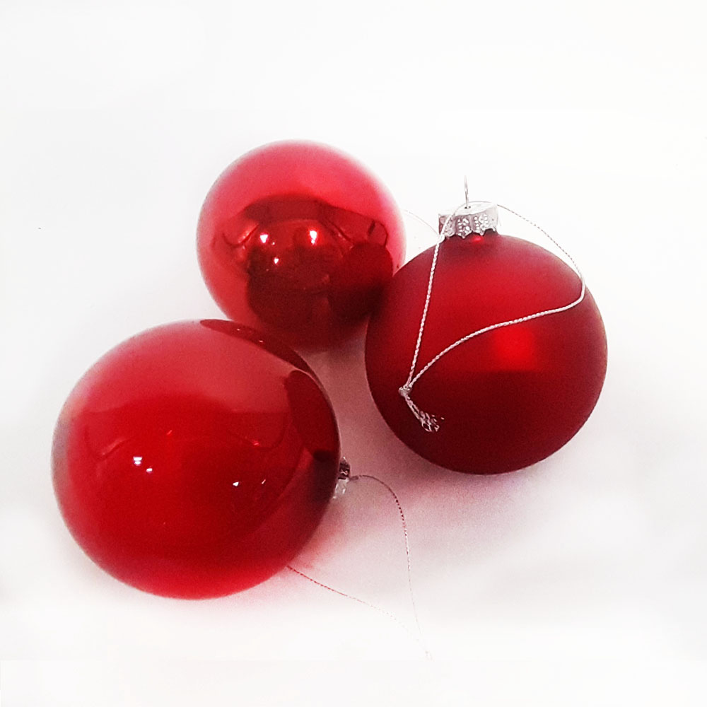 Набор елочных шаров d80мм, 12 шт/8