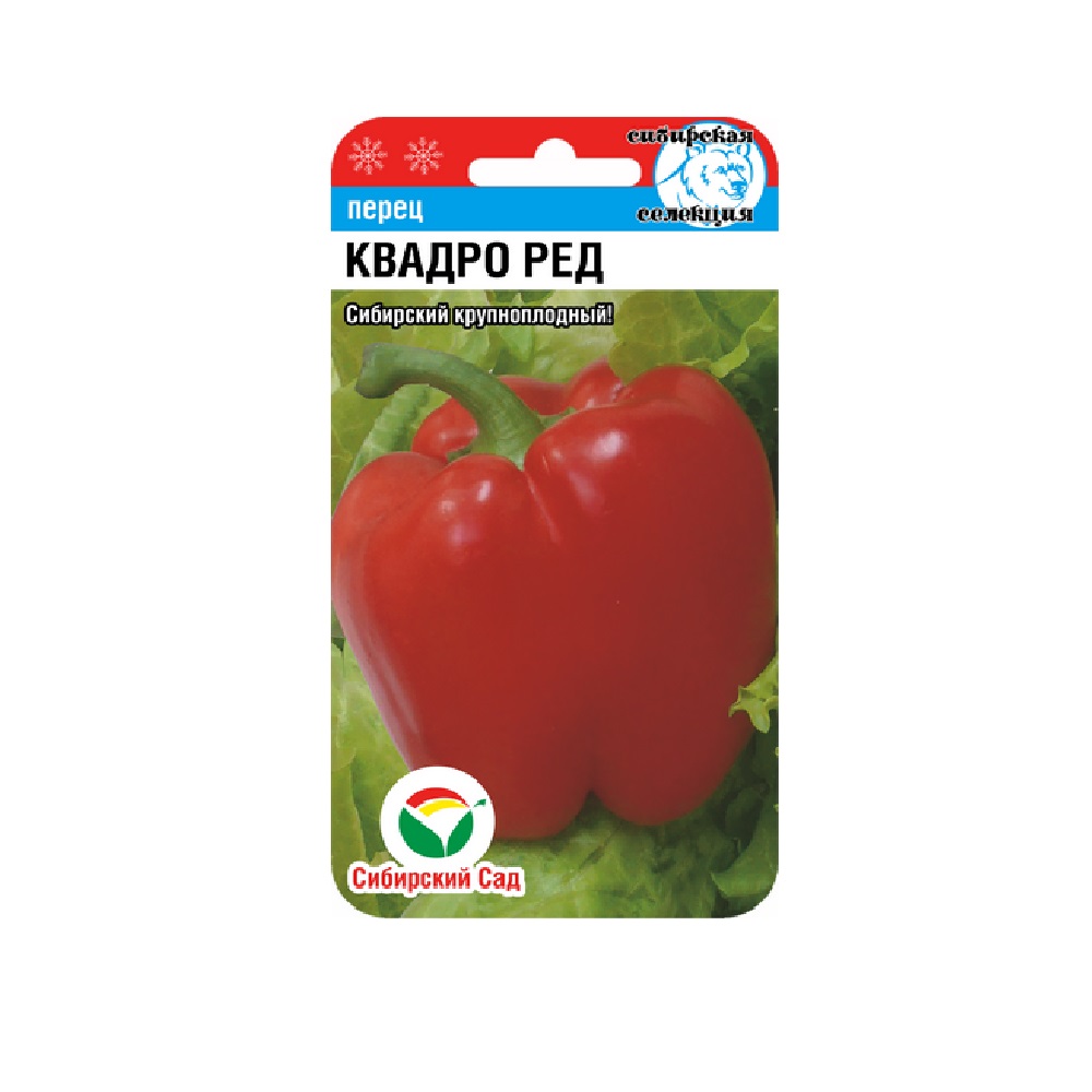Перец сладкий Квадро ред  15шт/10