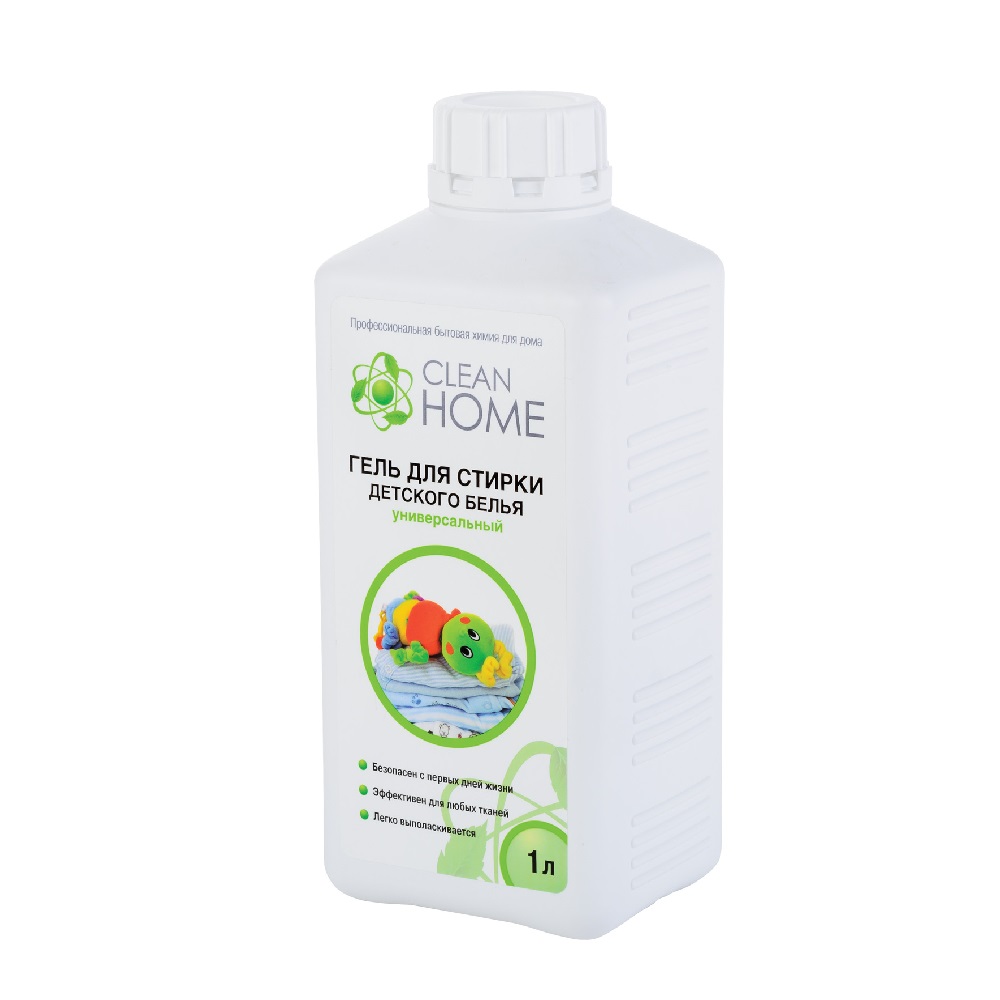 Гель CleanHome для стирки детского белья универсальный 1л