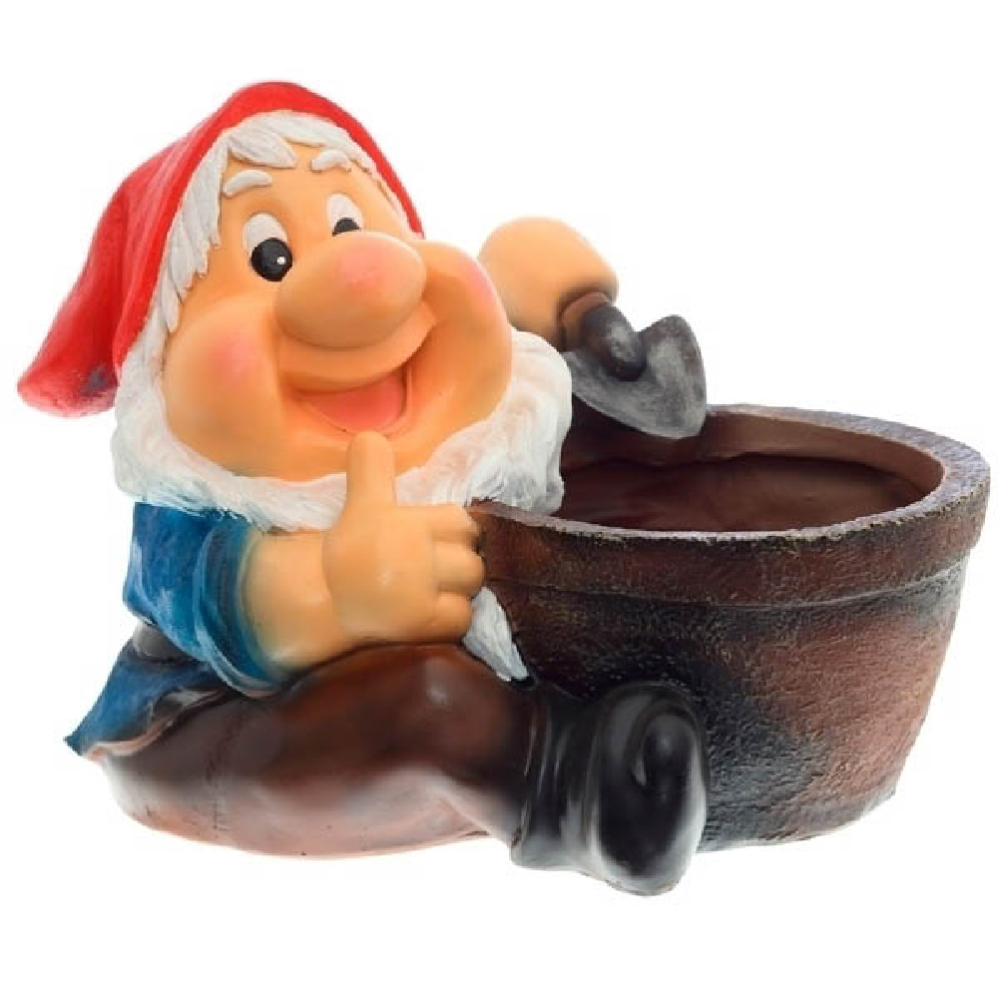 Фигура садовая ГНОМ С ЛОПАТОЙ КАШПО  /3