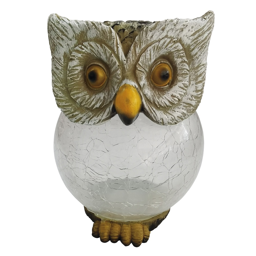 Светильник садовый на солнечной батарее Сова