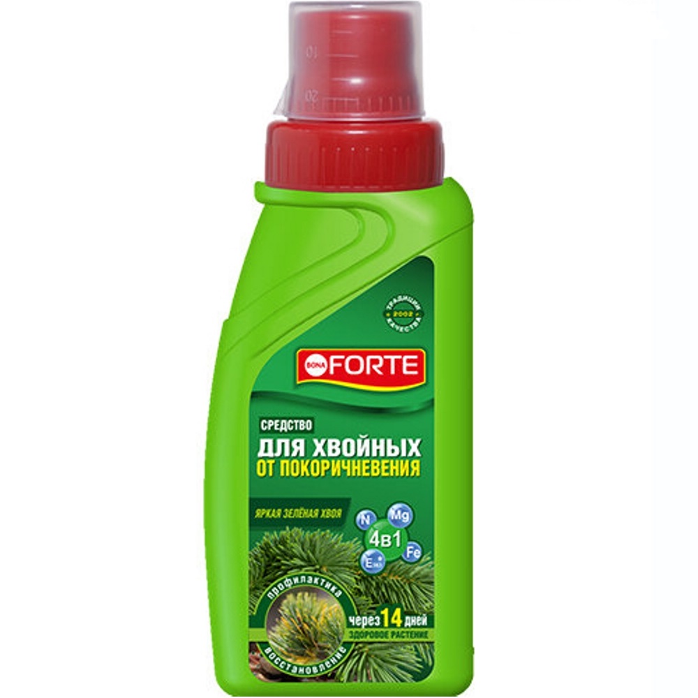 Удобрение BONA FORTE от покоричневения хвои 4 в 1 285 мл /20