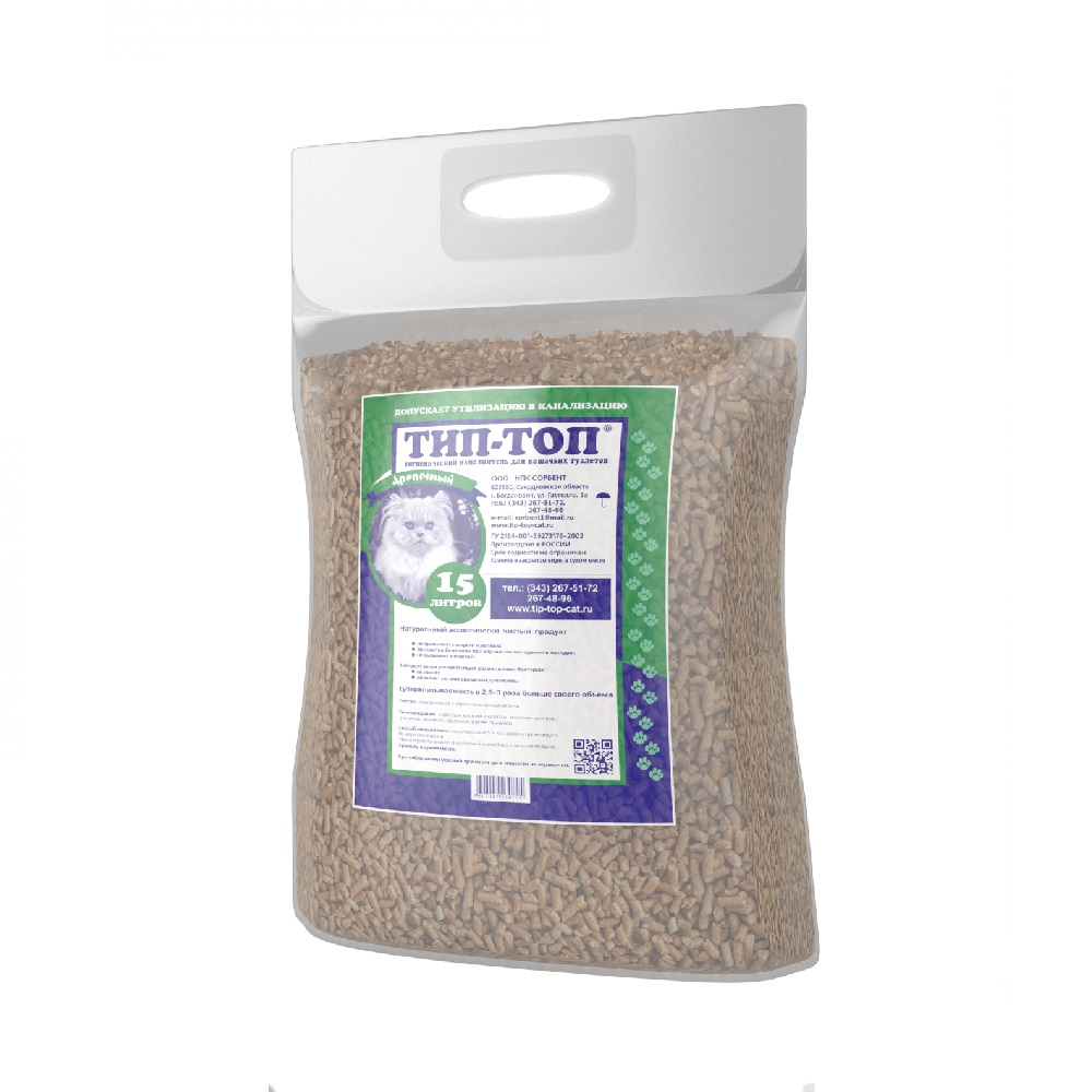 Наполнитель ТИП-ТОП древесный 15л /1